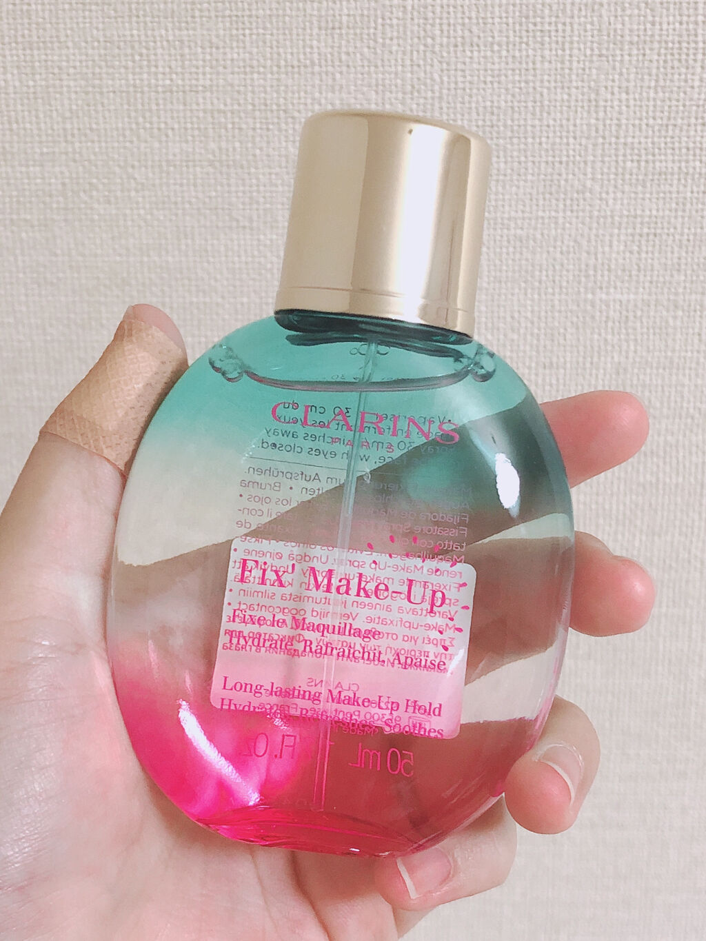 フィックス メイクアップ/CLARINS/ミスト状化粧水を使ったクチコミ（2枚目）