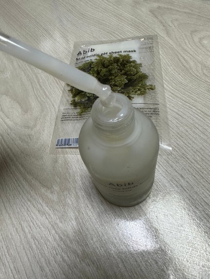 弱酸性PHシートマスク 復活草フィット/Abib /シートマスク・パックを使ったクチコミ(2枚目)