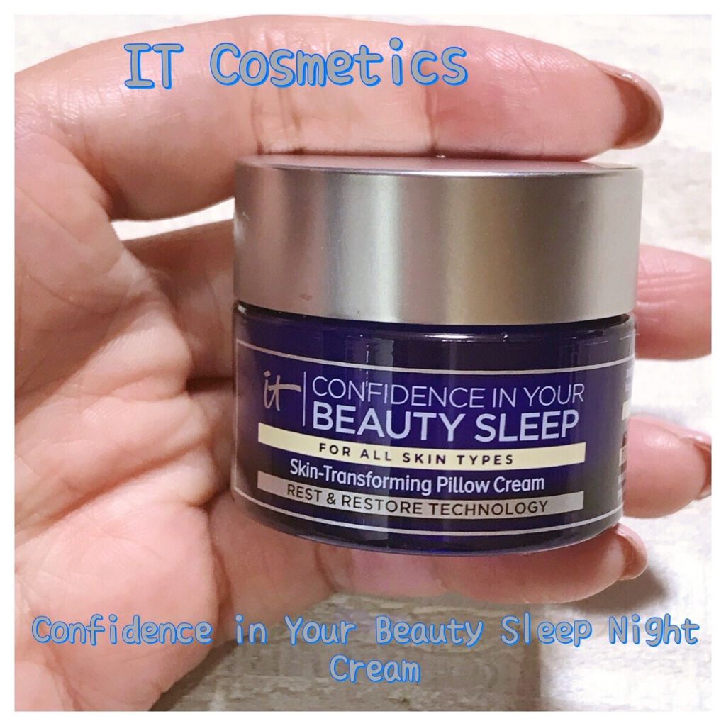Confidence in Your Beauty Sleep Night Cream/IT Cosmetics/フェイスクリームを使ったクチコミ（1枚目）