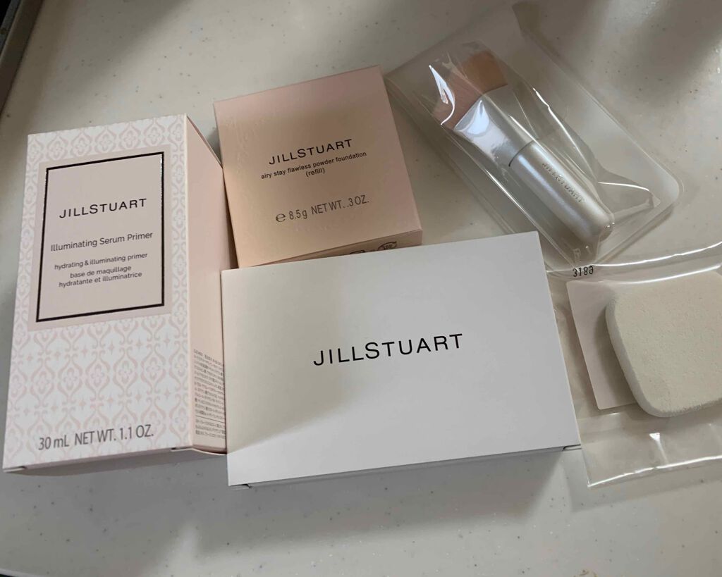 ジルスチュアート オーロラ ベースメイク キット/JILL STUART/メイクアップキットを使ったクチコミ（1枚目）