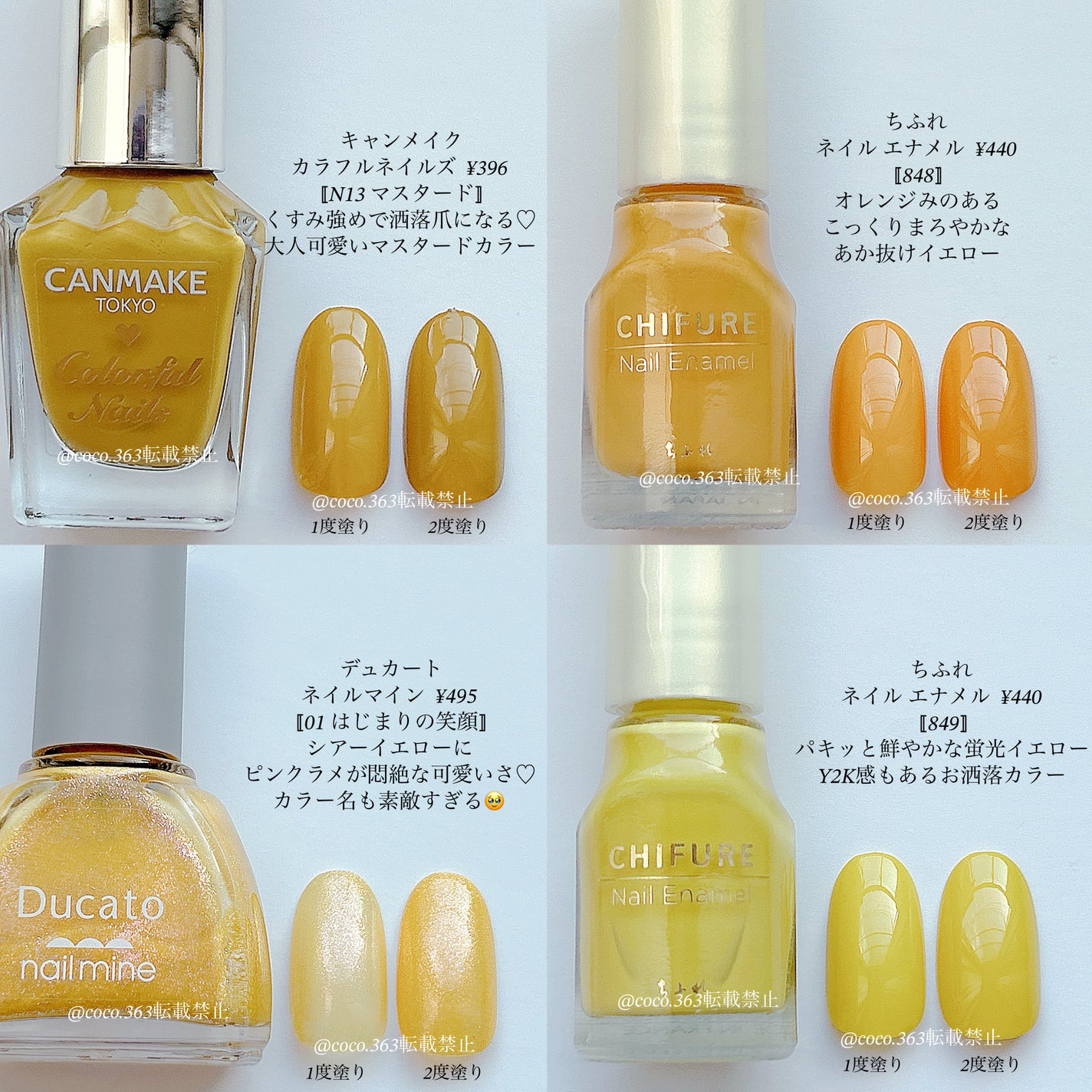カラフルネイルズ/キャンメイク/マニキュアを使ったクチコミ(3枚目)