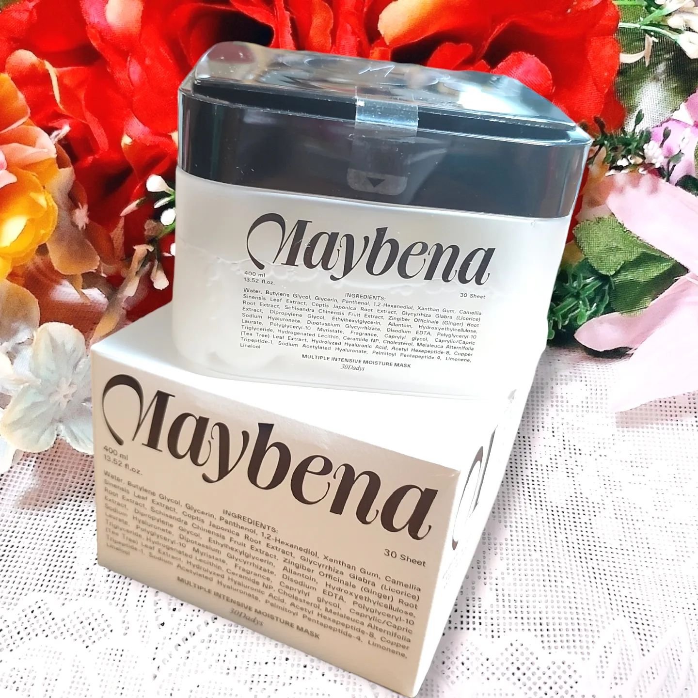 マルチプルインテンシブモイスチャーマスク/MAYBENA/シートマスク・パックを使ったクチコミ（1枚目）