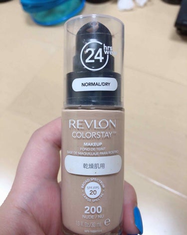 カラーステイ メイクアップ D/REVLON/リキッドファンデーションを使ったクチコミ（1枚目）