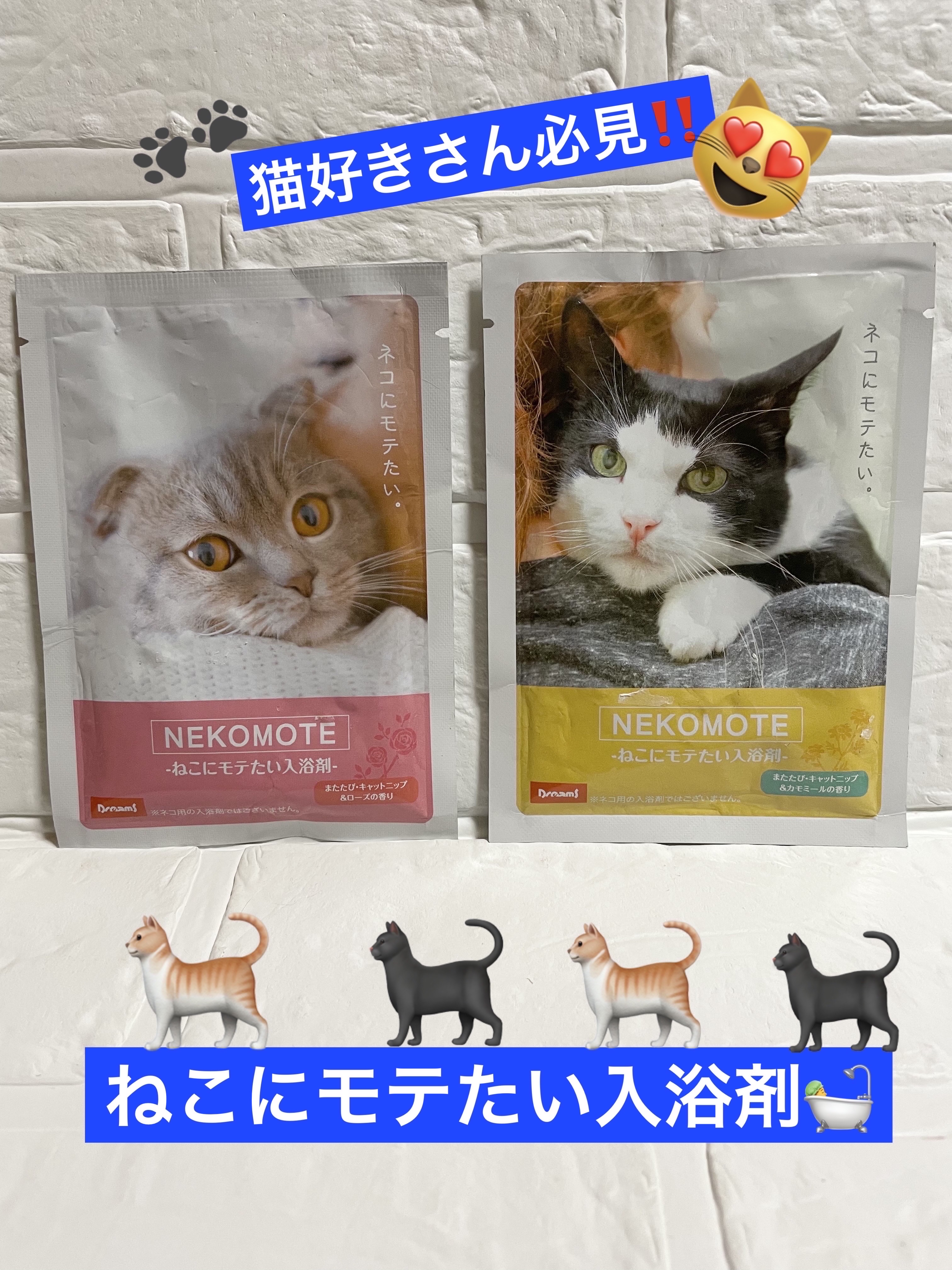 猫にモテたい入浴剤/ビューロ/その他を使ったクチコミ（1枚目）