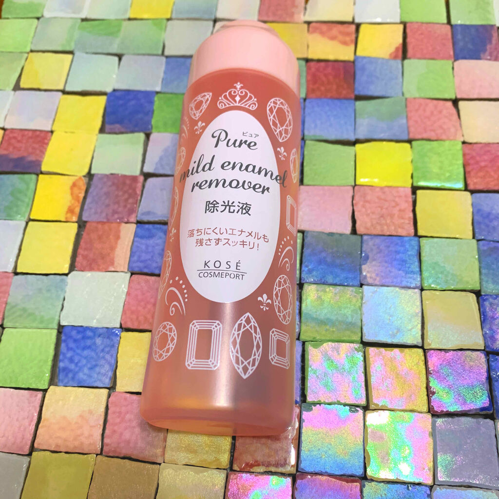 ピュア マイルド エナメルリムーバー/コーセーコスメポート/除光液を使ったクチコミ（1枚目）