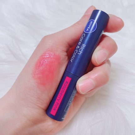 ニベア リッチケア&カラーリップ/ニベア/リップクリームを使ったクチコミ(1枚目)