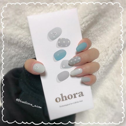 セミキュアジェルネイル(ハンド)/ohora/ネイルシールを使ったクチコミ(10枚目)
