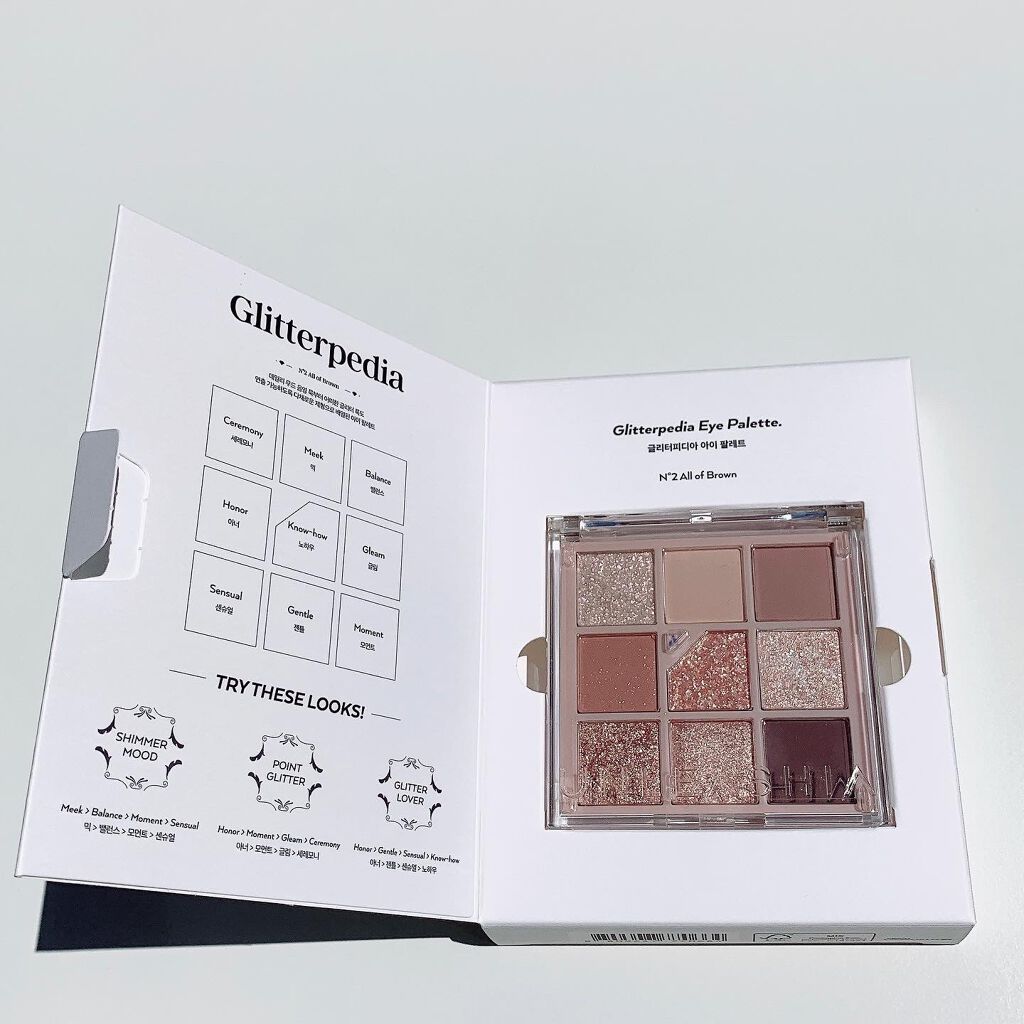 グリッターペディアアイパレット/unleashia/アイシャドウパレットを使ったクチコミ(7枚目)