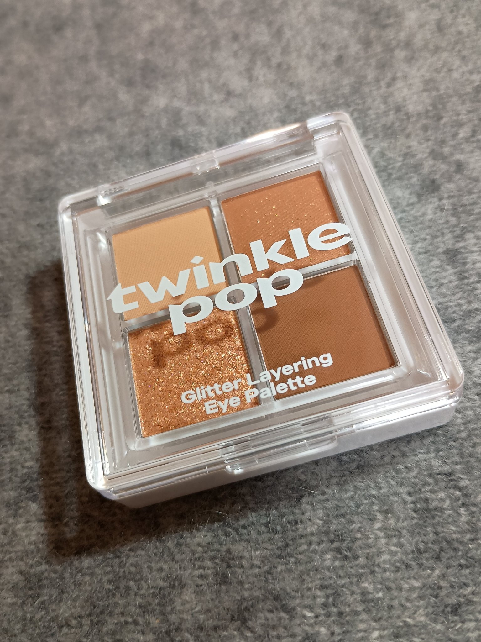 グリッターレイヤリングアイシャドウパレット/TWINKLE POP/アイシャドウパレットを使ったクチコミ（2枚目）