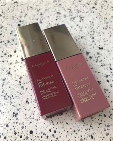 コンフォート リップオイル インテンス 08 インテンス バーガンディ/CLARINS/リップグロスを使ったクチコミ（1枚目）