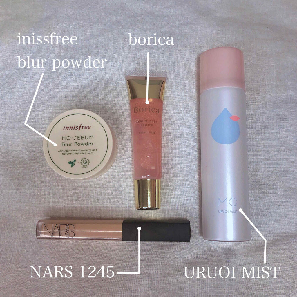 ノーセバム ブラーパウダー/innisfree/ルースパウダーを使ったクチコミ（2枚目）