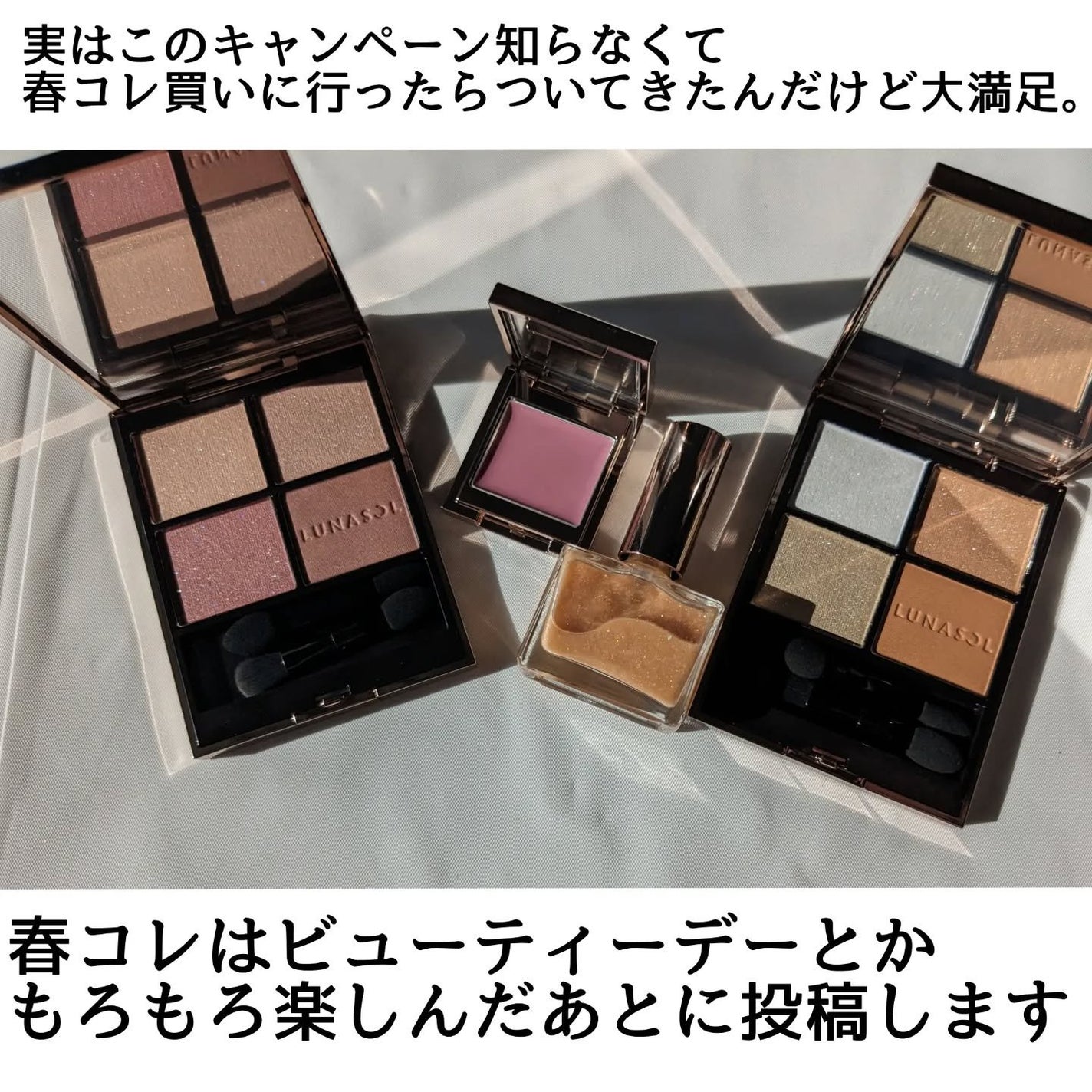 おかめ on LIPS 「情弱だから知らなかったけどルナソルのノベルティが豪華だったから..」(9枚目)