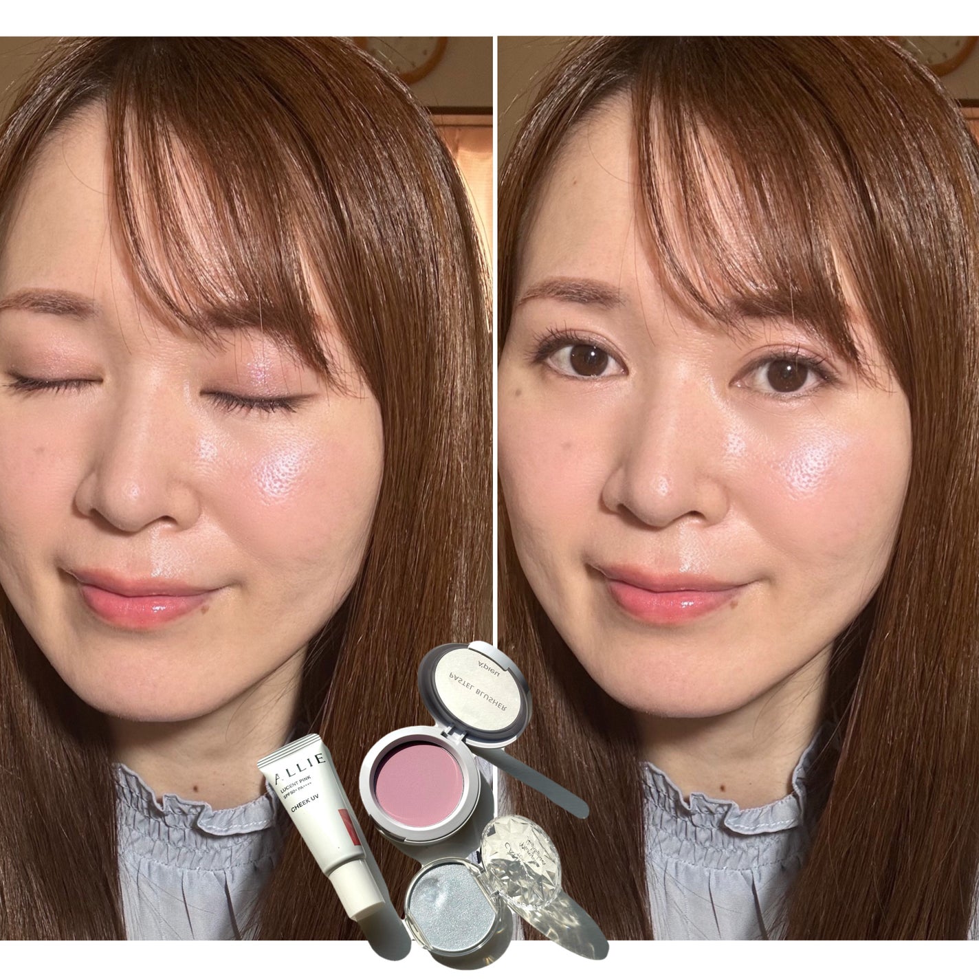 アピュー パステルブラッシャー/A’pieu/パウダーチークを使ったクチコミ(4枚目)