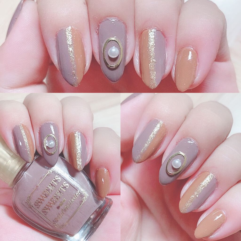 ネイルパティシエ 33 アマンドショコラ/スウィーツ スウィーツ/マニキュアを使ったクチコミ（2枚目）