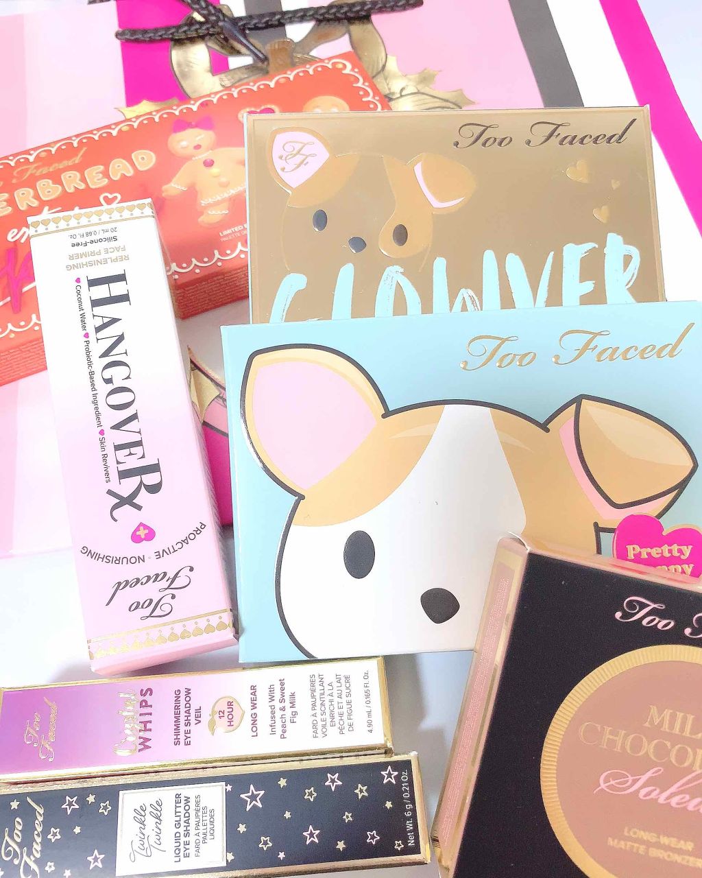 トゥインクル トゥインクル リキッド グリッター アイシャドウ ピンク シャンパン シュガー/Too Faced/グリッターを使ったクチコミ（1枚目）