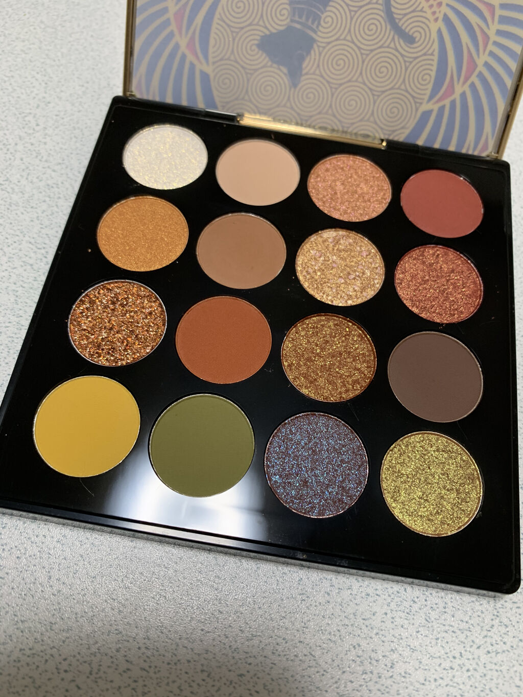 大英博物館 エジプトシリーズ アイシャドウパレット/ZEESEA/アイシャドウパレットを使ったクチコミ（2枚目）