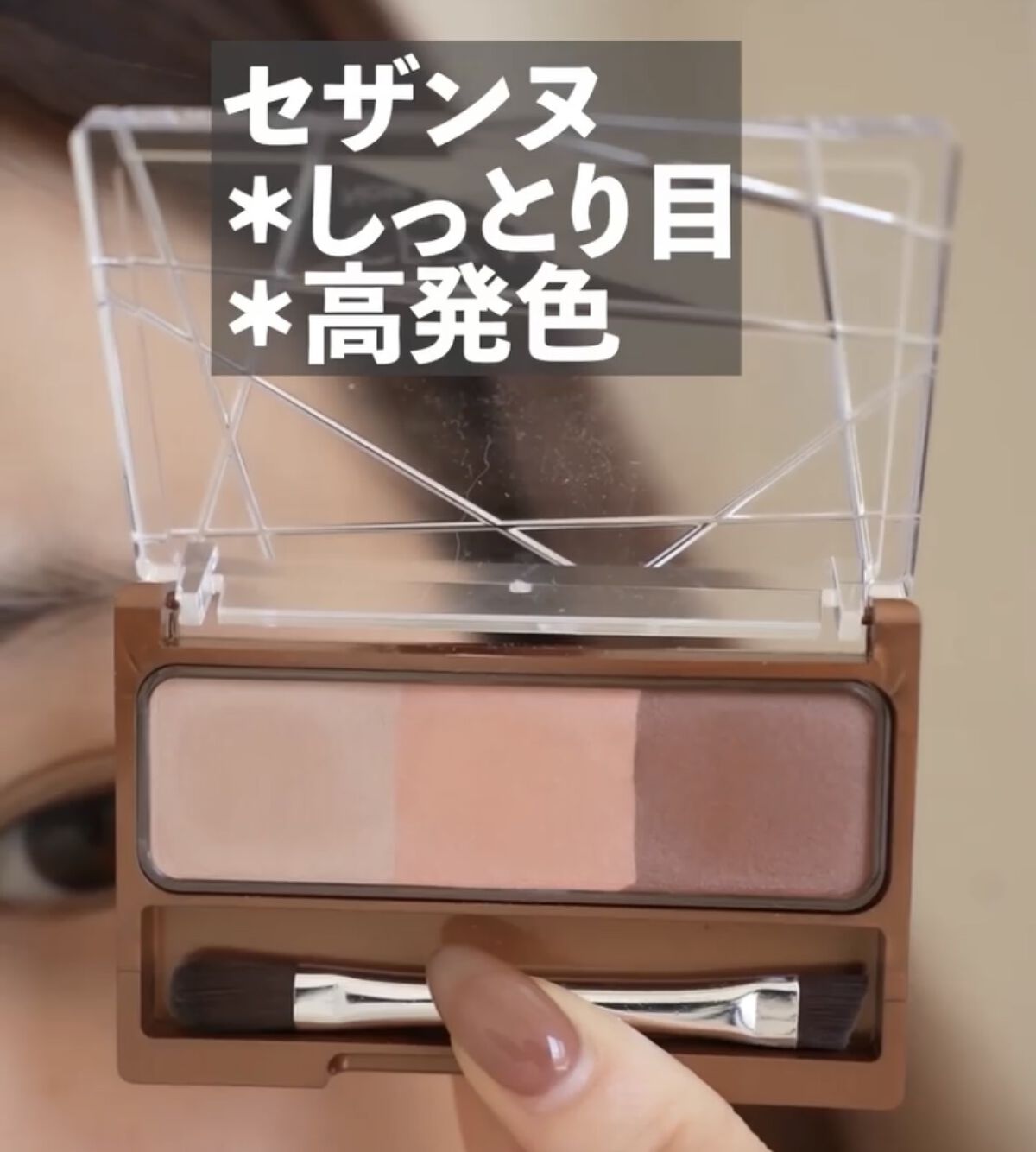 ノーズ＆アイブロウパウダー/CEZANNE/パウダーアイブロウを使ったクチコミ（3枚目）