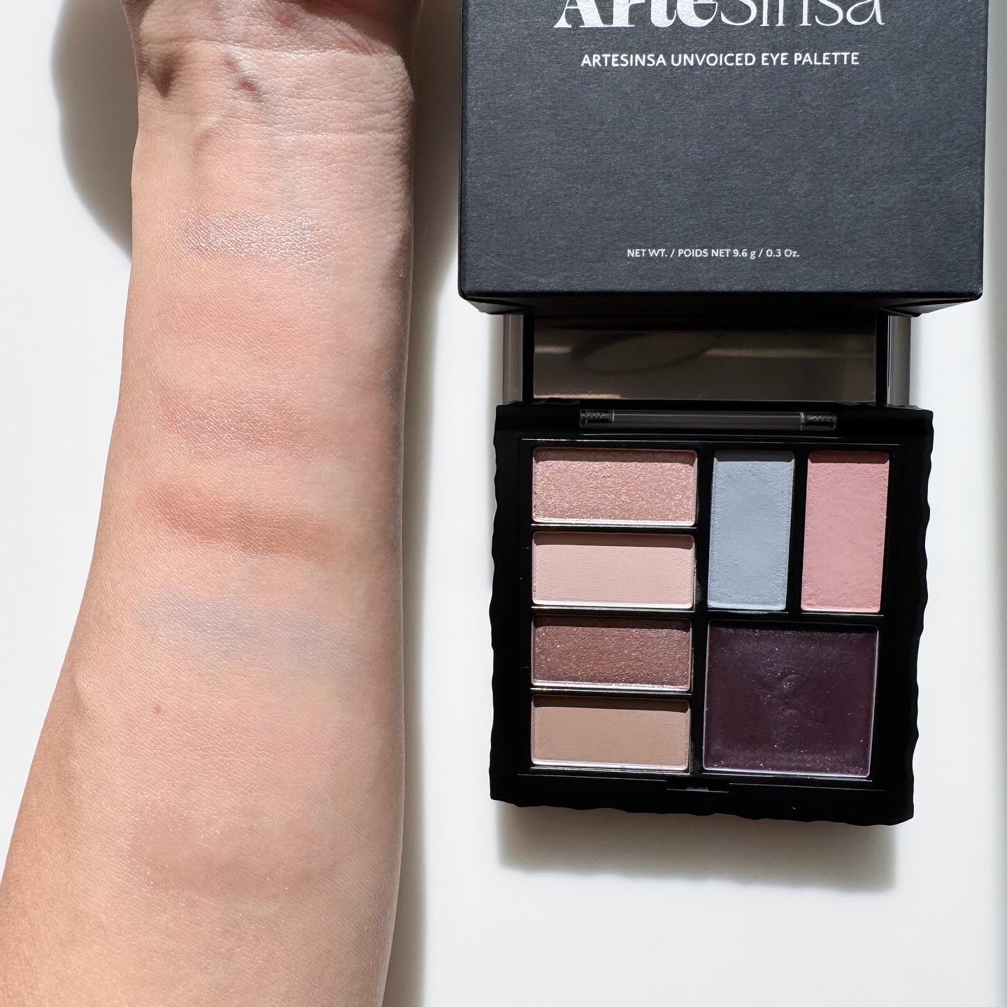 アンボイスドアイシャドウパレット/ArteSinsa/アイシャドウパレットを使ったクチコミ（3枚目）