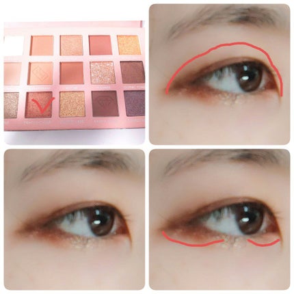 GO TRAVEL 15色アイシャドウパレット/FOCALLURE/アイシャドウパレットを使ったクチコミ(2枚目)