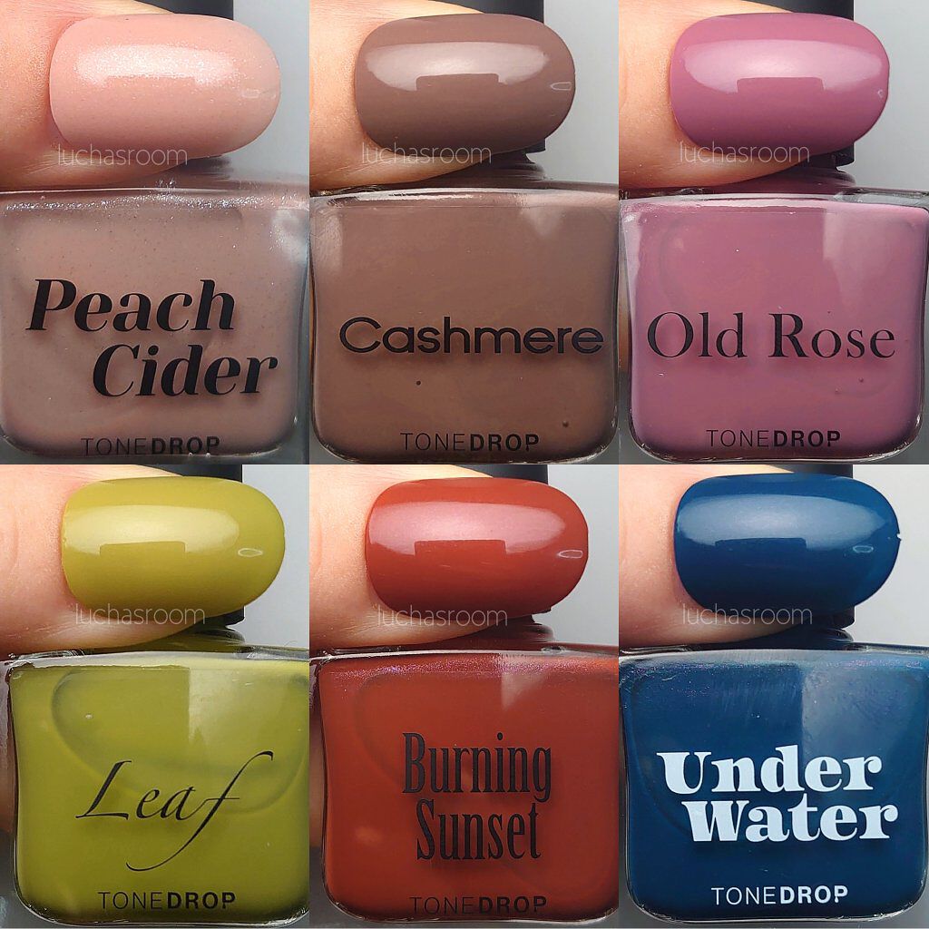 夏ネイルのネイルデザイン】TONE DROP ネイルポリッシュ｜D-UPの口コミ