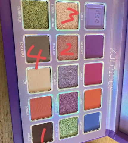 The Escape Pod/Kaleidos Makeup/アイシャドウパレットを使ったクチコミ(3枚目)