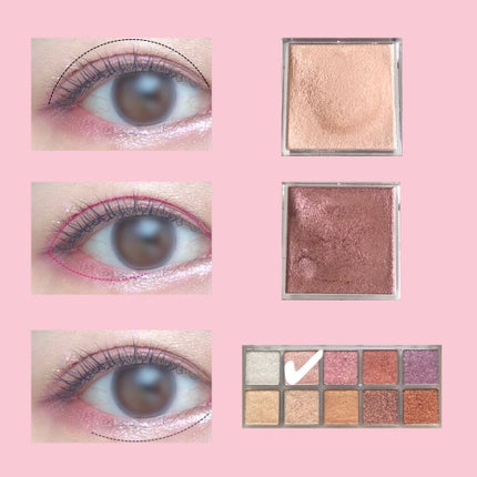 シングルカラーアイシャドウ/CEZANNE/単色アイシャドウを使ったクチコミ(2枚目)