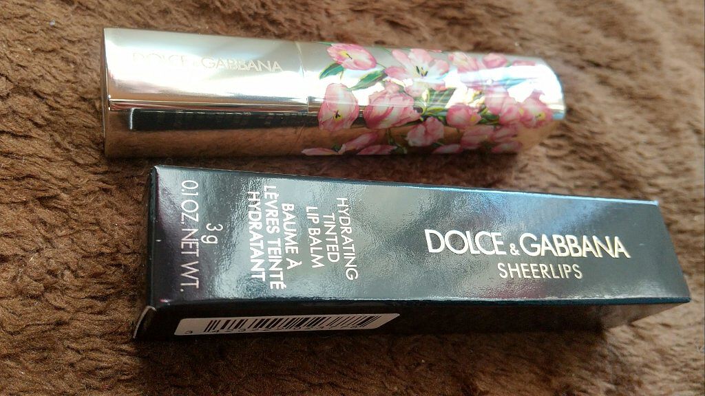 シアーリップス　ハイドレーティング　ティンティッドリップバーム/DOLCE&GABBANA BEAUTY/リップバームを使ったクチコミ（1枚目）