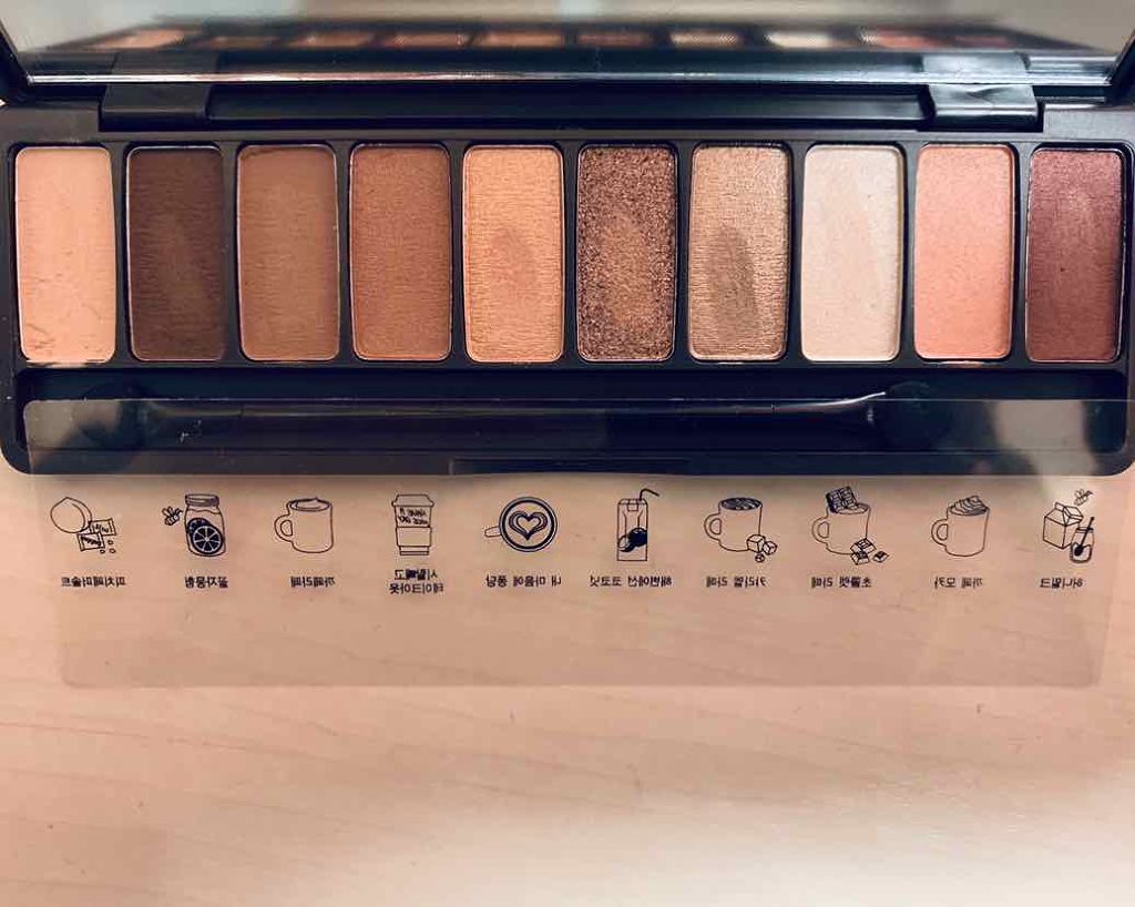 coral_blush_lkf on LIPS 「novoのアイシャドウパレットがついつい撮りたくなるくらい可愛..」(1枚目)