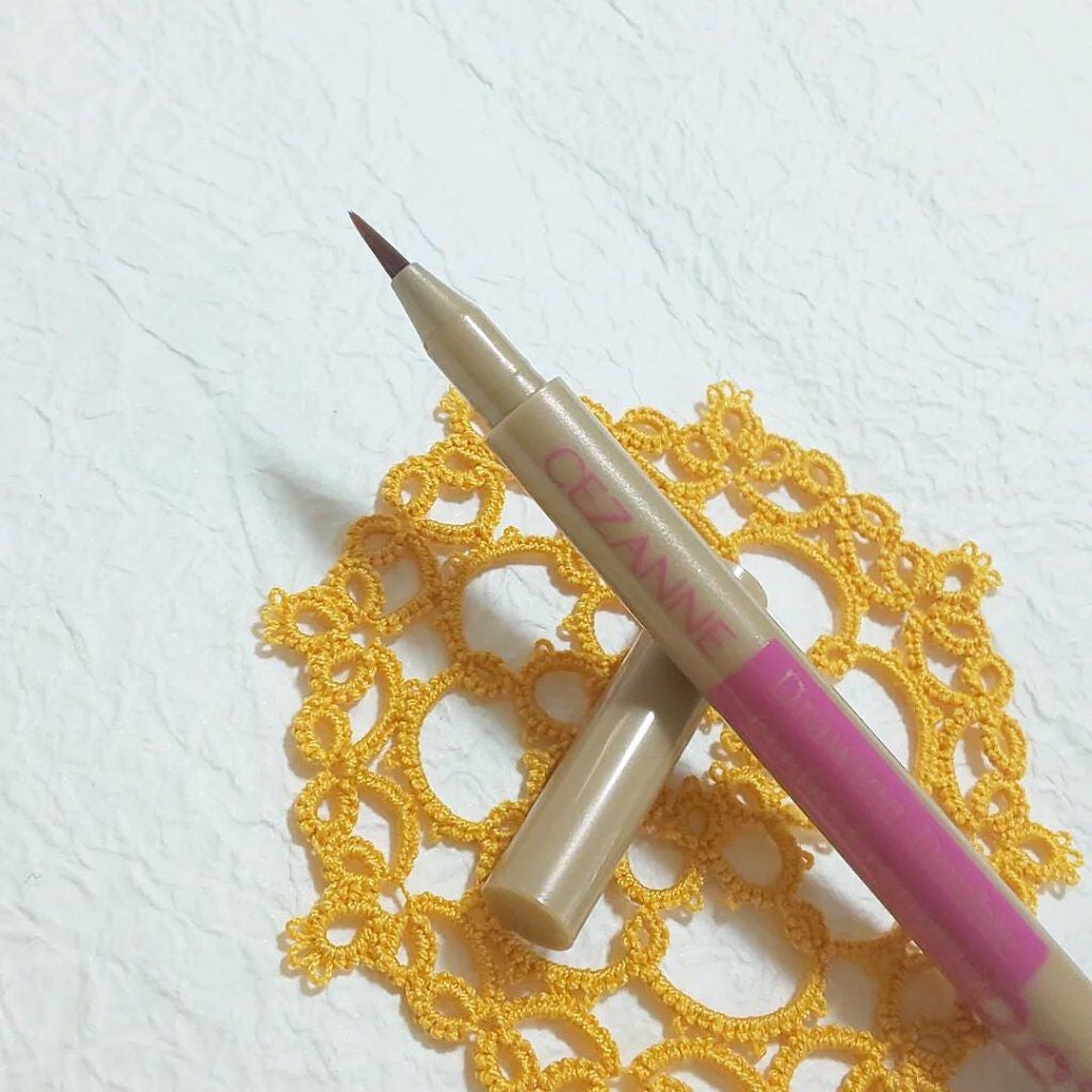 描くふたえアイライナー/CEZANNE/リキッドアイライナーを使ったクチコミ(3枚目)