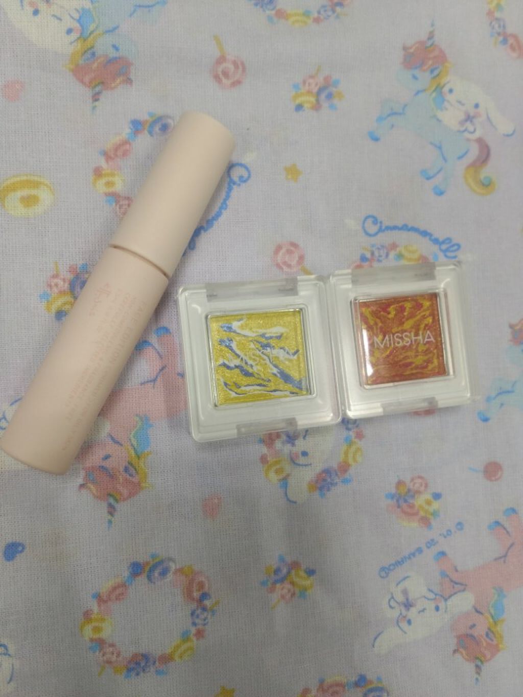 グリッタープリズム シャドウ マーブル グリッタープリズム シャドウ マーブル GOR02/MISSHA/単色アイシャドウを使ったクチコミ（1枚目）