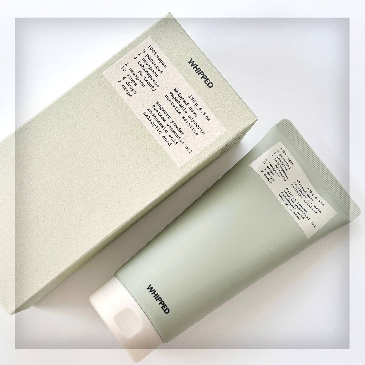 ヴィーガンパッククレンザーチューブ/WHIPPED/洗顔フォームを使ったクチコミ(1枚目)