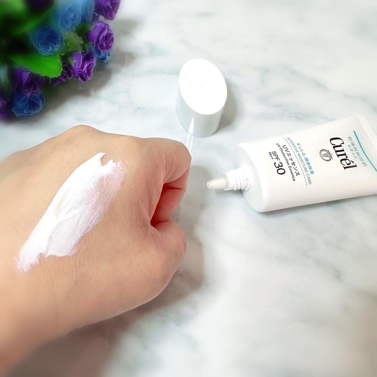 潤浸保湿 UVエッセンス/キュレル/日焼け止めローションを使ったクチコミ（2枚目）