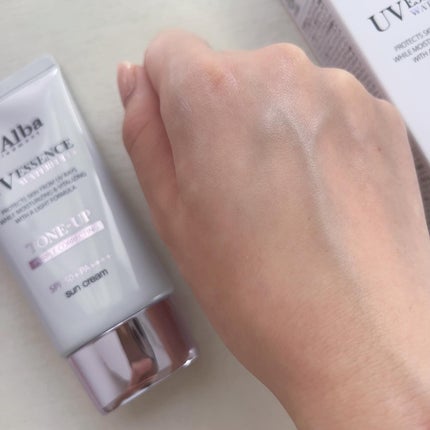 ダルバ ウォータフル トーンアップ サンクリーム(パープル)/ダルバ/日焼け止めクリームを使ったクチコミ(4枚目)