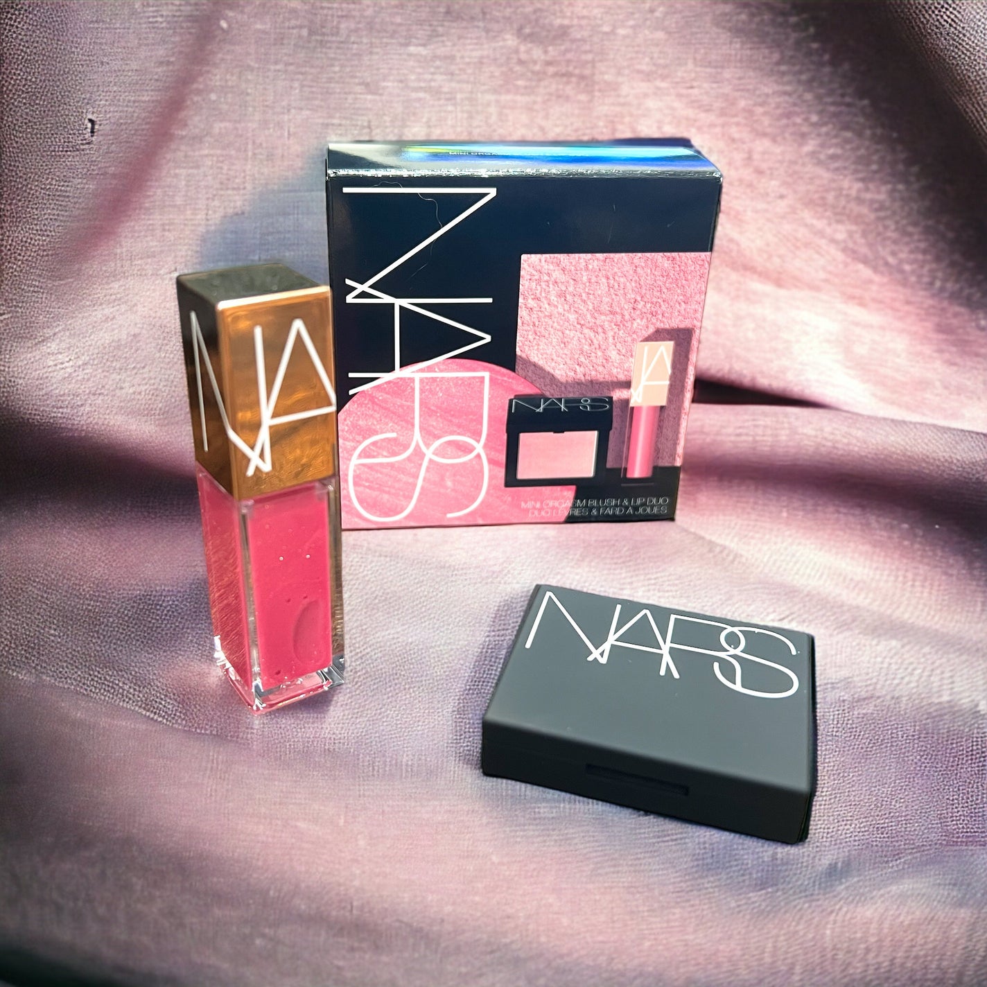 ミニオーガズム ブラッシュ&リップデュオ/NARS/メイクアップキットを使ったクチコミ(1枚目)