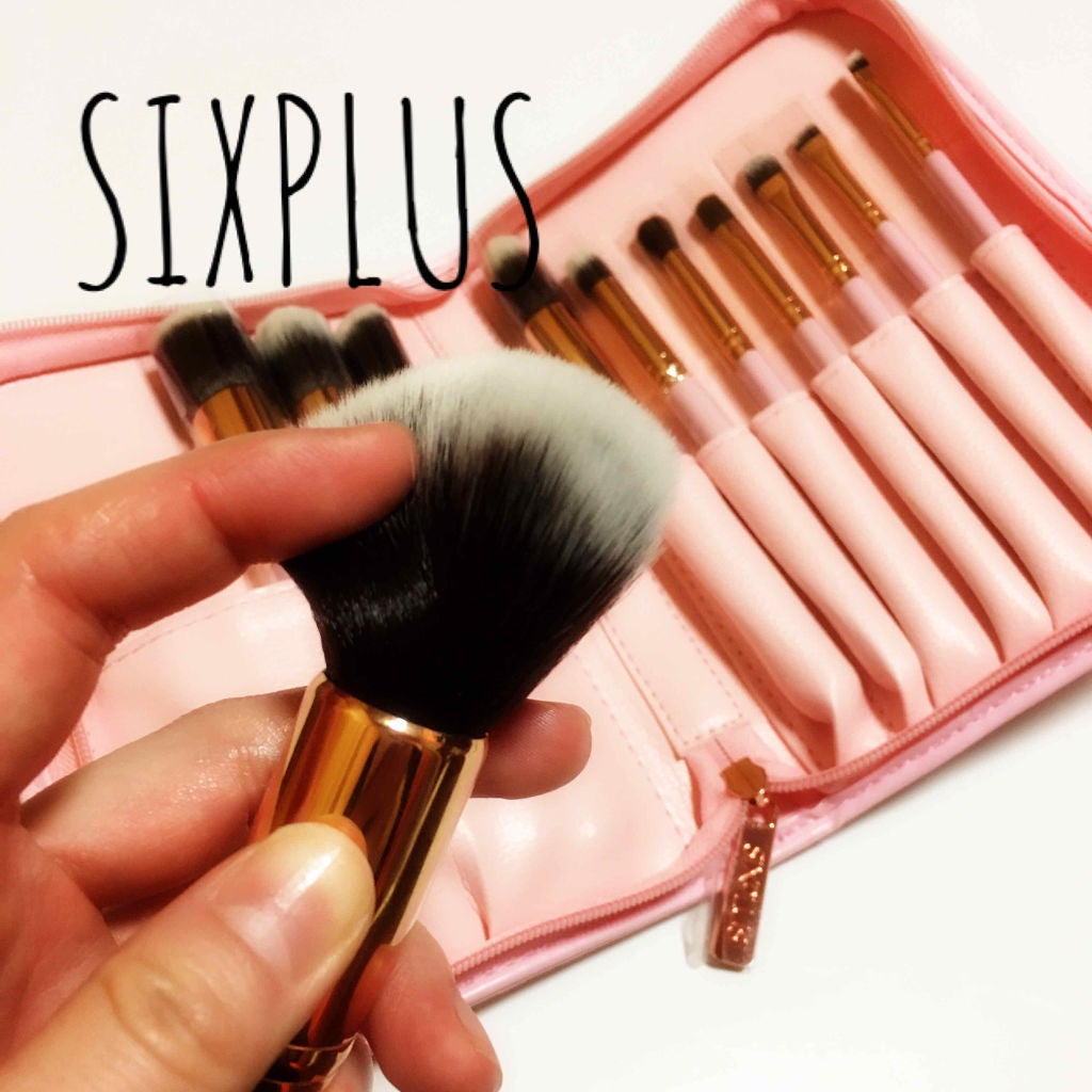 貴族のゴールド メイクブラシ11本セット 化粧ポーチ付き/SIXPLUS/メイクブラシを使ったクチコミ(1枚目)