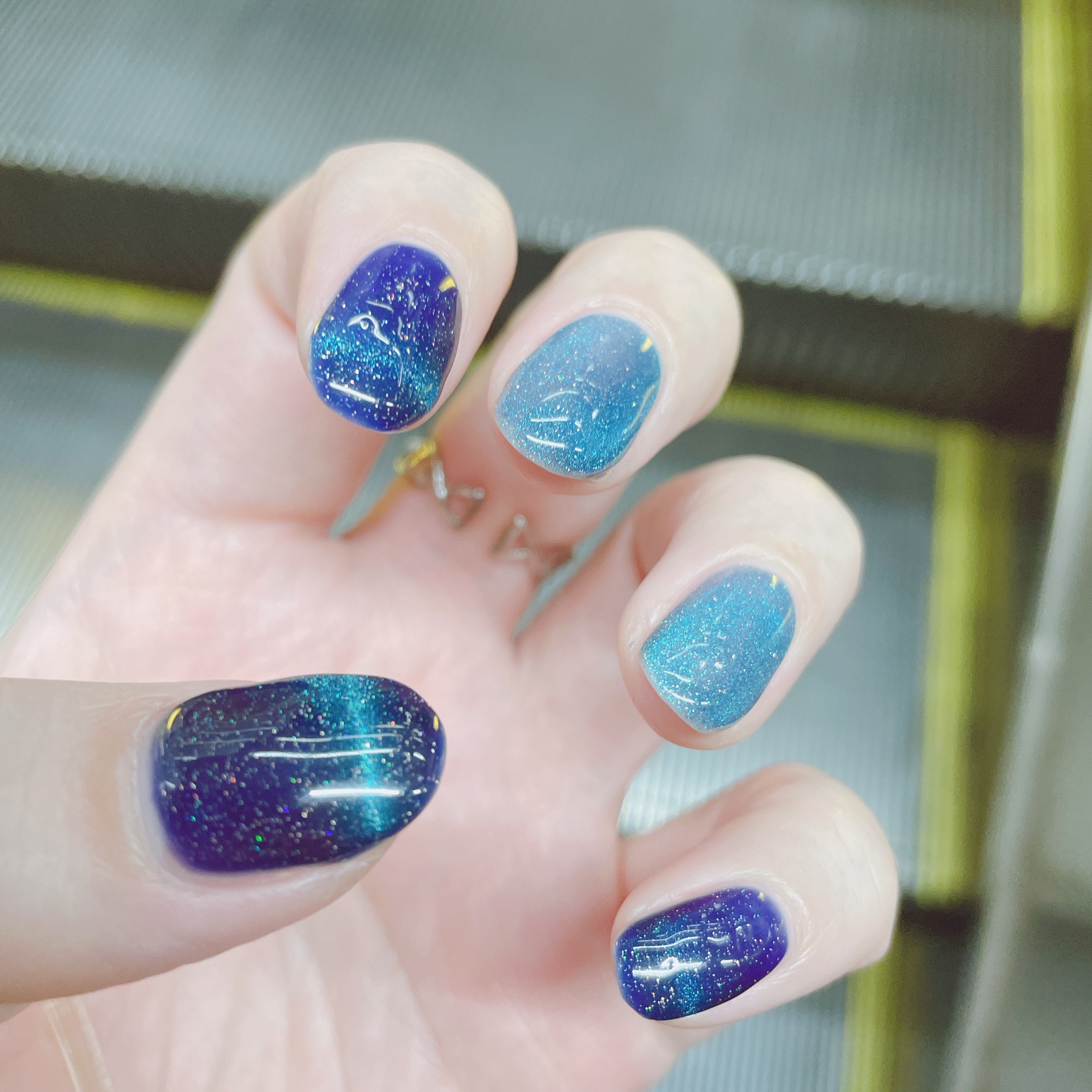 ウィークリージェル NE-7 ミッドナイトスリープ(Midnight Sleep)/HOMEI/ジェルネイルを使ったクチコミ（1枚目）