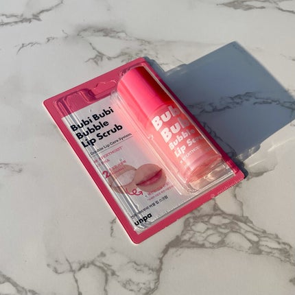 ブビブビ バブルリップスクラブ/unpa/リップスクラブを使ったクチコミ(5枚目)