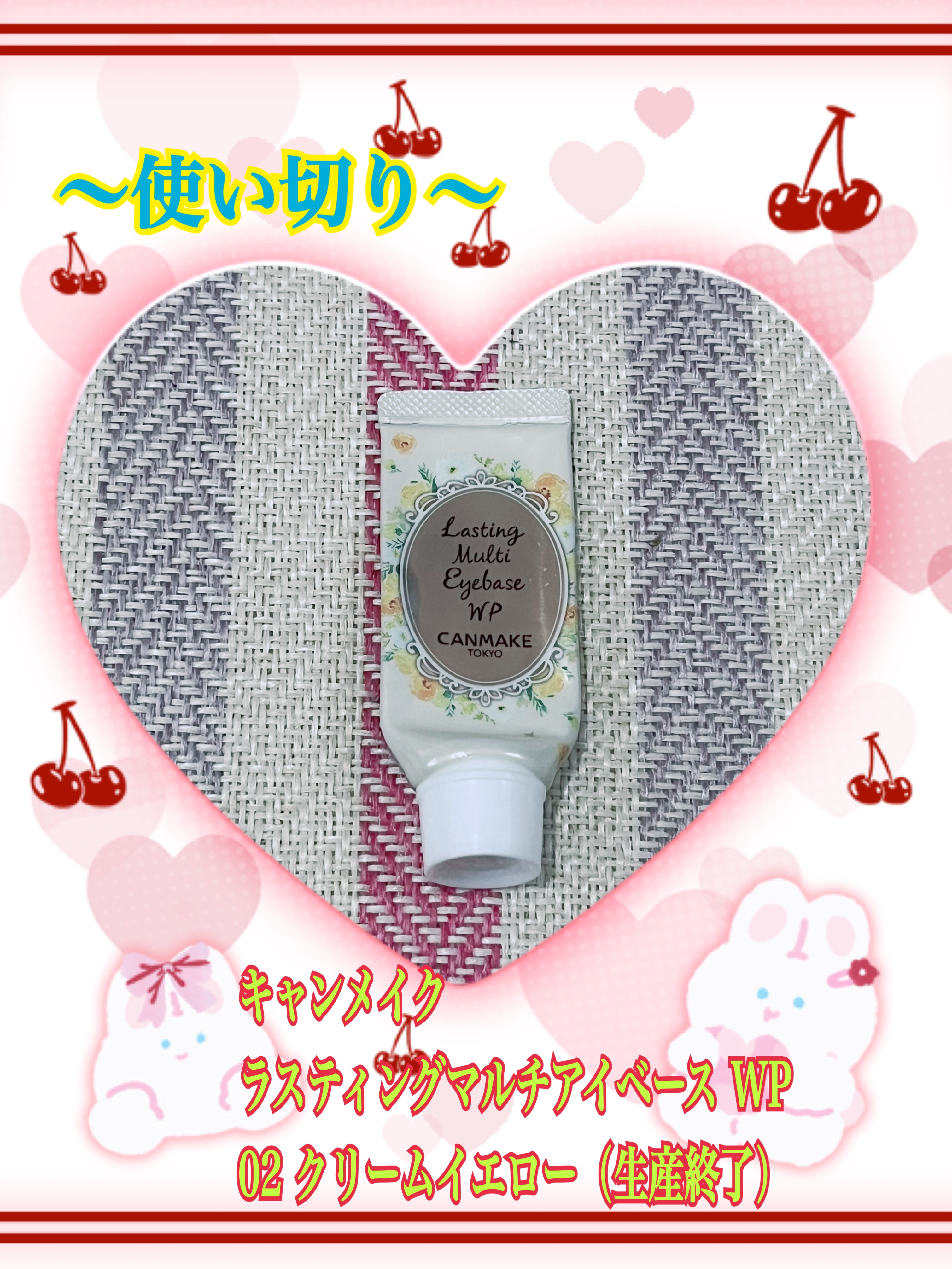 ラスティングマルチアイベース WP/キャンメイク/アイシャドウベースを使ったクチコミ（1枚目）