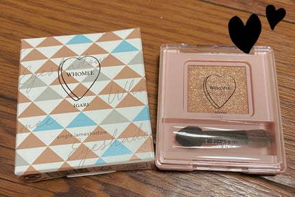 フーミー シングルラメシャドウ/WHOMEE/単色アイシャドウを使ったクチコミ(1枚目)