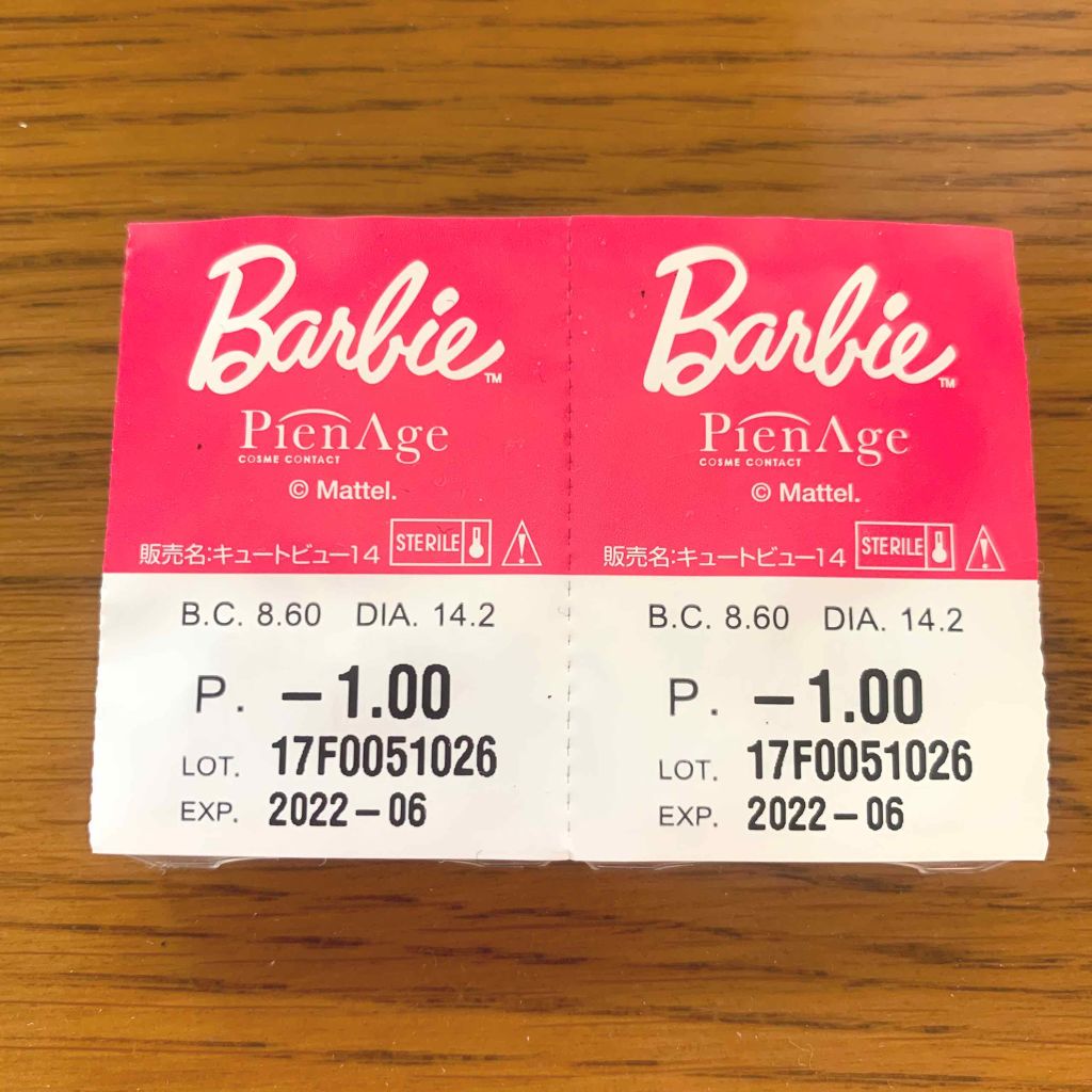 バービー by ピエナージュ/PienAge/カラーコンタクトレンズを使ったクチコミ（1枚目）
