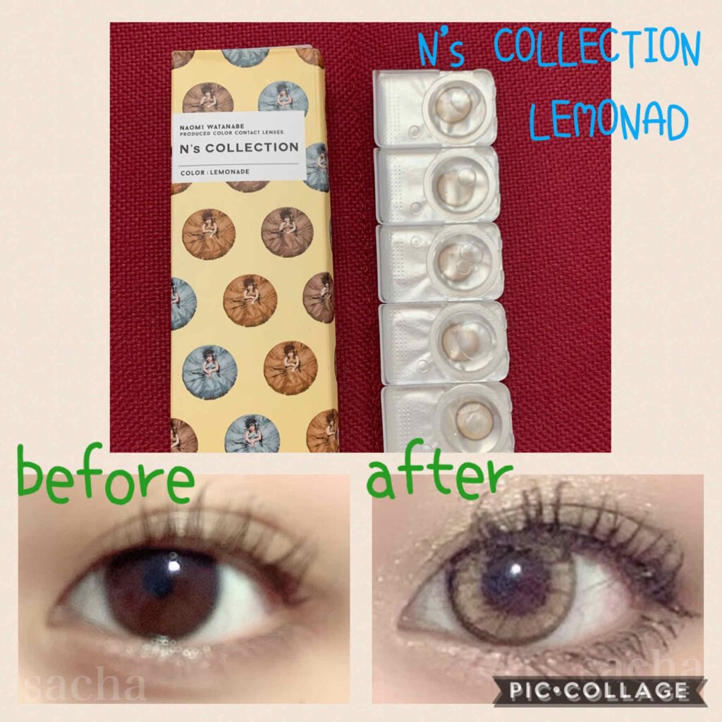 N’s COLLECTION 1day レモネード/N’s COLLECTION/ワンデー（１DAY）カラコンを使ったクチコミ（3枚目）