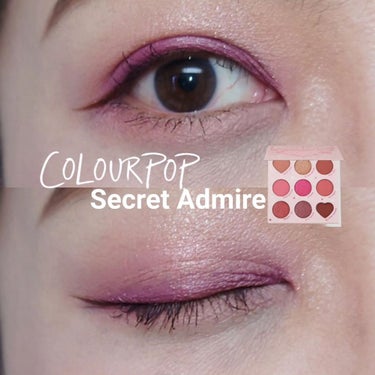 Secret Admirer/ColourPop/アイシャドウパレットを使ったクチコミ（1枚目）