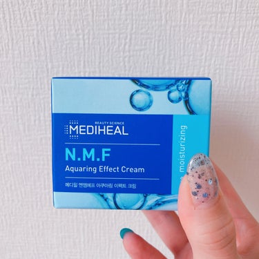 MEDIHEAL N.M.F アクアリング エフェクト クリームのクチコミ「MEDIHEALN.M.F アクアリング エフェクト クリーム

夏の香りがするクリーム。
夏.....」（1枚目）