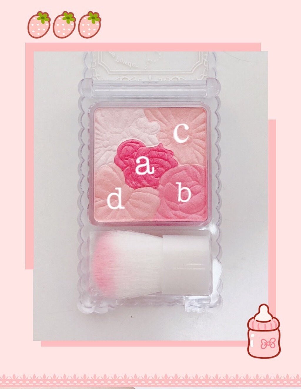 グロウフルールチークス/キャンメイク/パウダーチークを使ったクチコミ(3枚目)