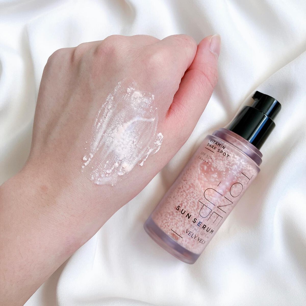 ビタミントーンアップサンセラム/VELY VELY/日焼け止めローションを使ったクチコミ(5枚目)