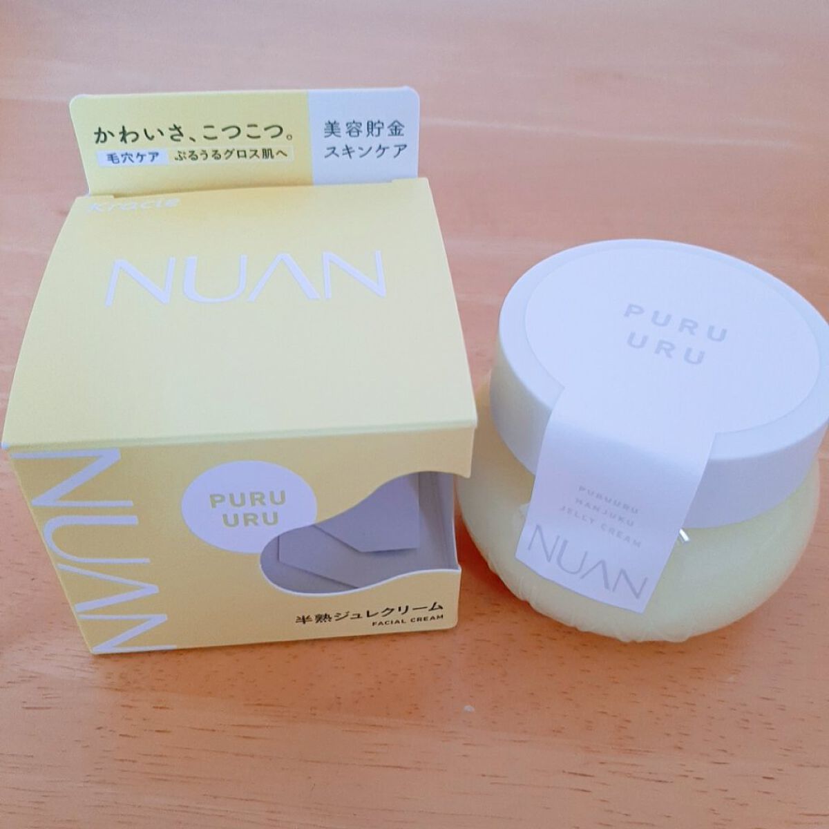 半熟ジュレクリーム/NUAN/フェイスクリームを使ったクチコミ(1枚目)