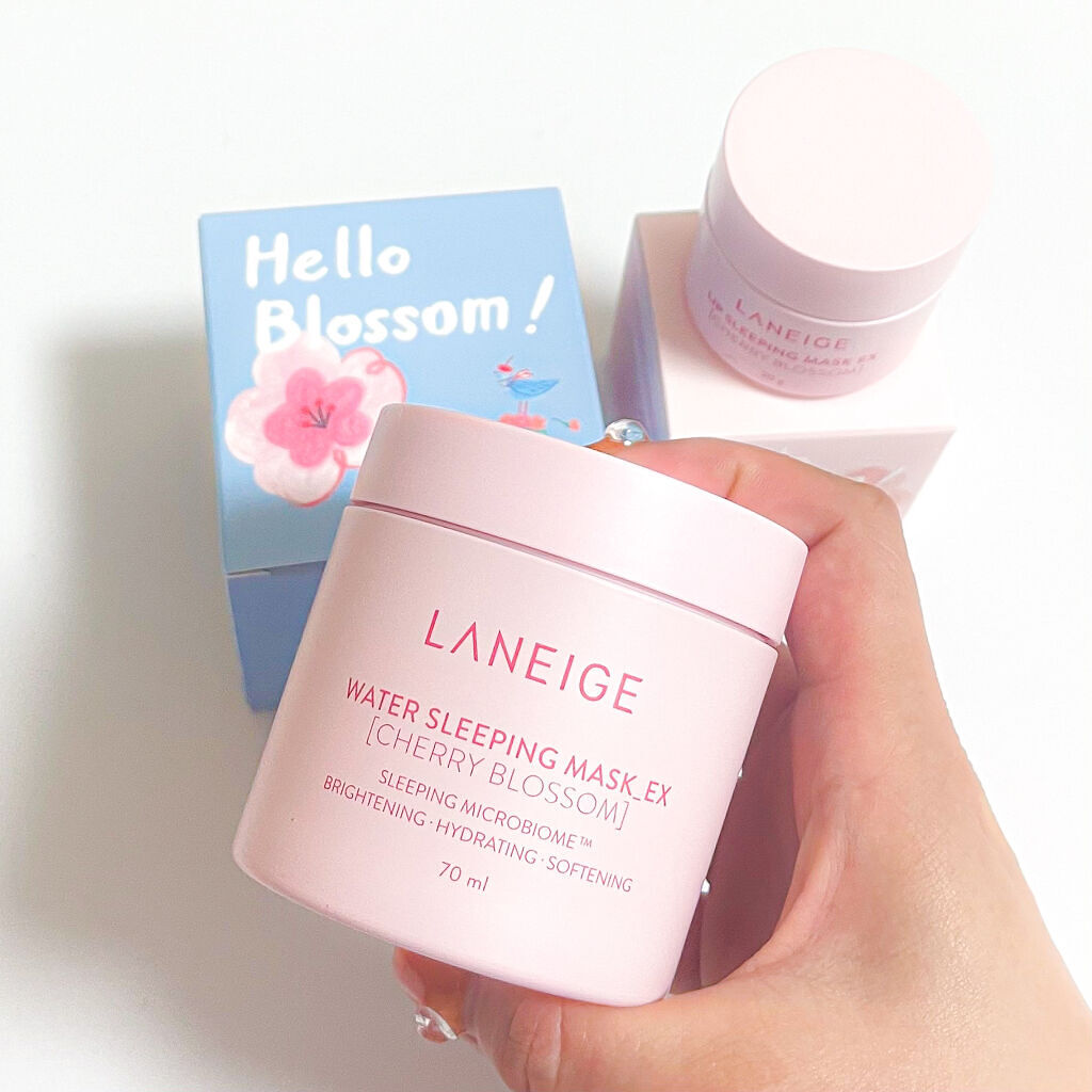 桜エディション リップスリーピングマスク/LANEIGE/リップケアを使ったクチコミ（1枚目）