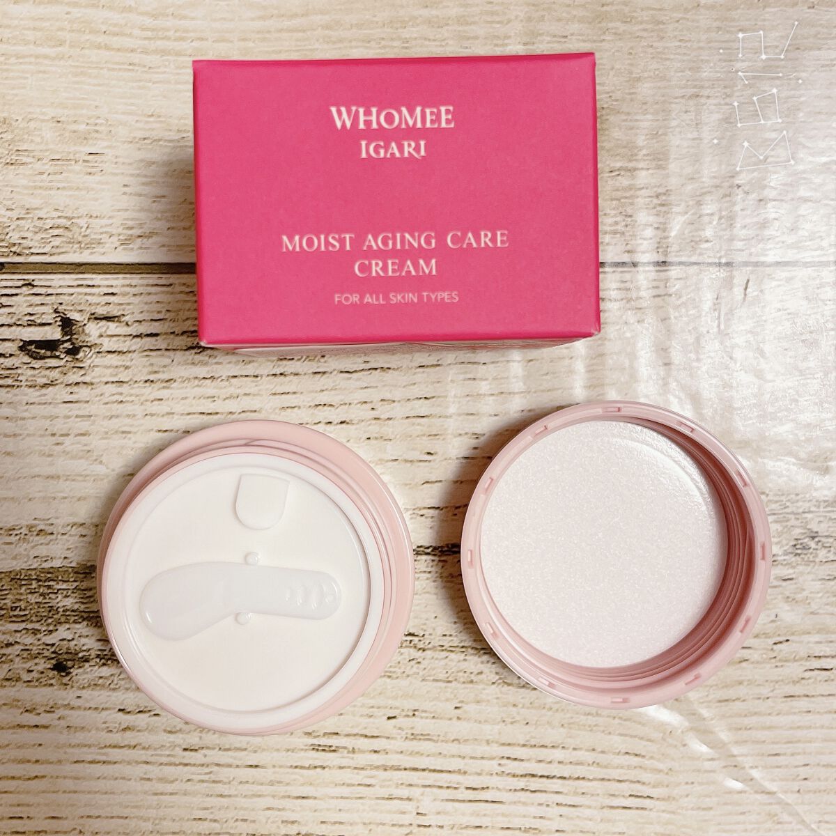 モイストエイジングケアクリーム/WHOMEE/フェイスクリームを使ったクチコミ（2枚目）