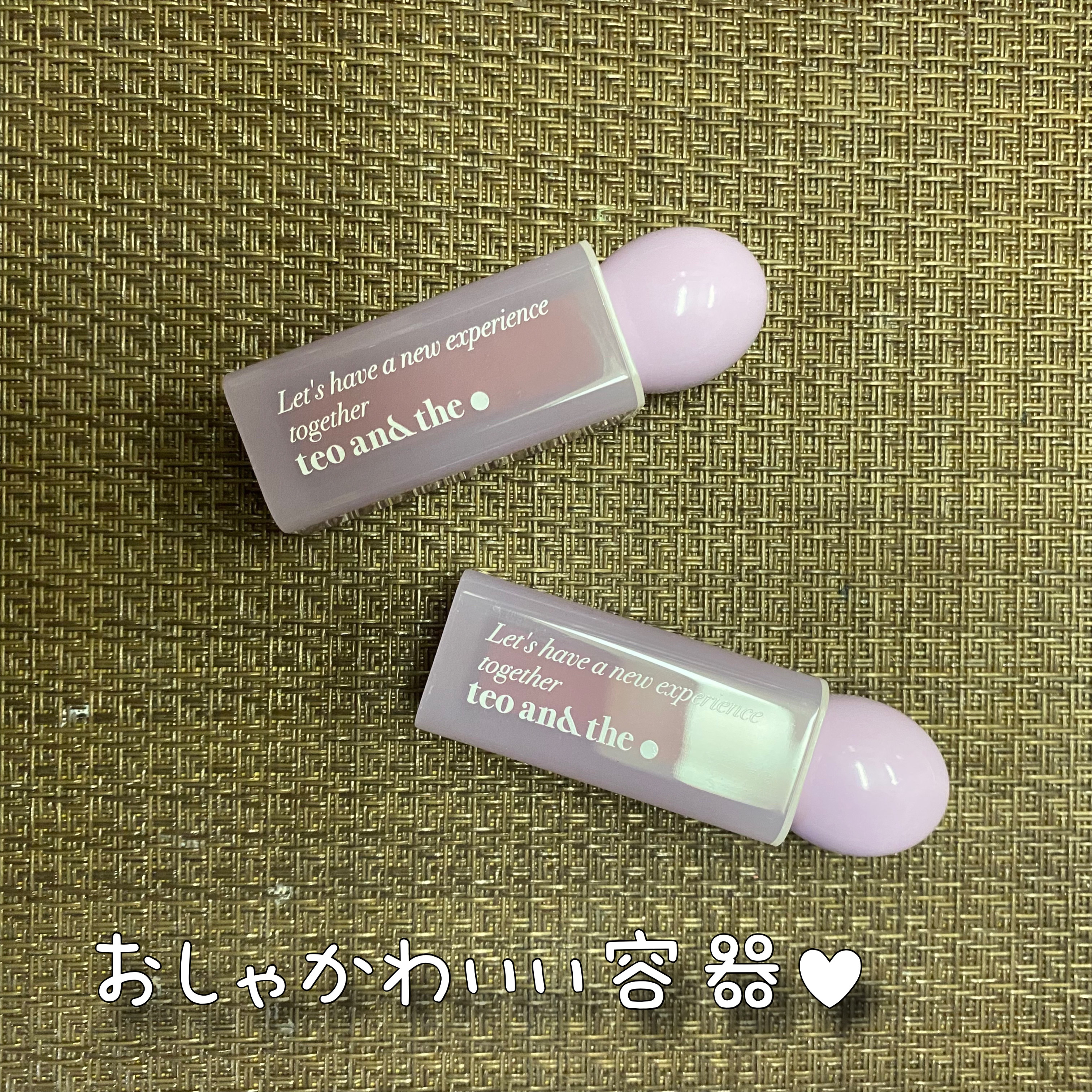 teo and the Milky Dotom Tint/タオアンダー/リップグロスを使ったクチコミ（2枚目）