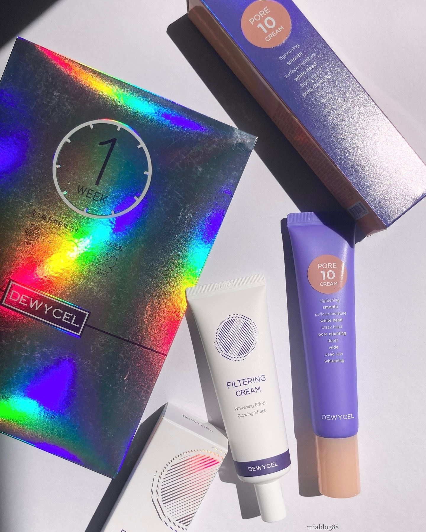 DEWYCEL フィルタリングクリームのクチコミ「UVカットありのトーンアップクリーム🌞

▶︎DEWYCEL / 듀이셀
　@dewycel_.....」（3枚目）